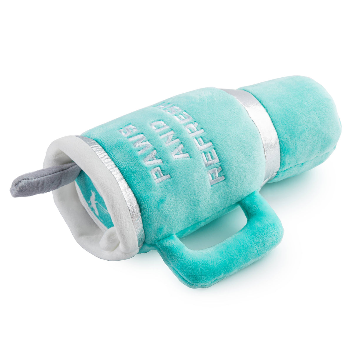 Snuggly Cup Dog Toy in Teal