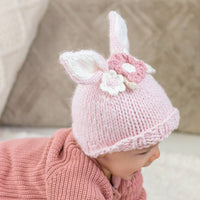 Children's Flower Bunny Beanie, 2-6 Years