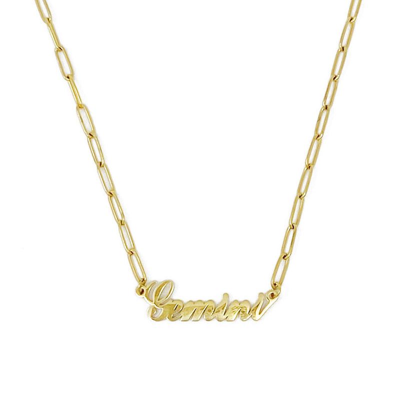 Zodiac Chain Necklace