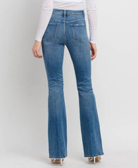 High Rise Full Length Bootcut Jeans