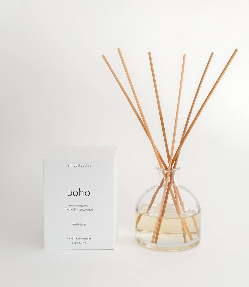 Reed Diffuser- BOHO: Rose, Sandalwood