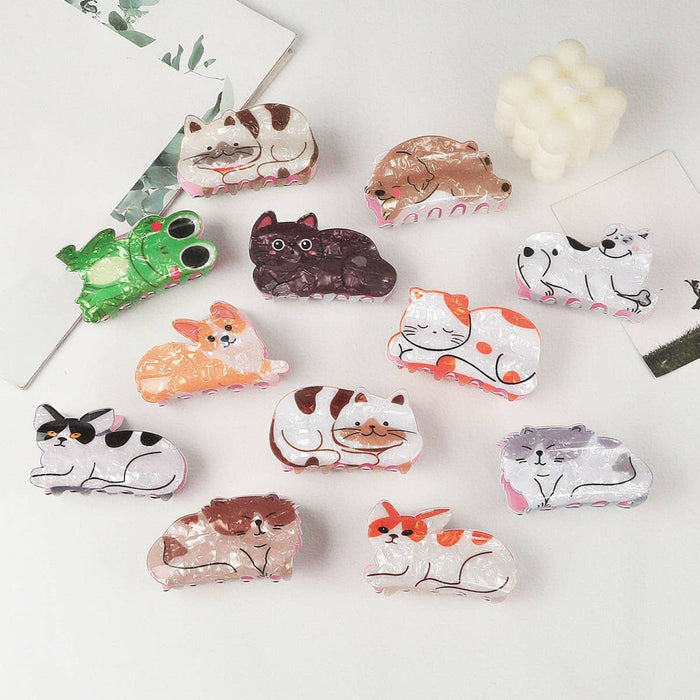 CUTE ANIMAL SERIES HAIR CLAW CLIP: TYPE2