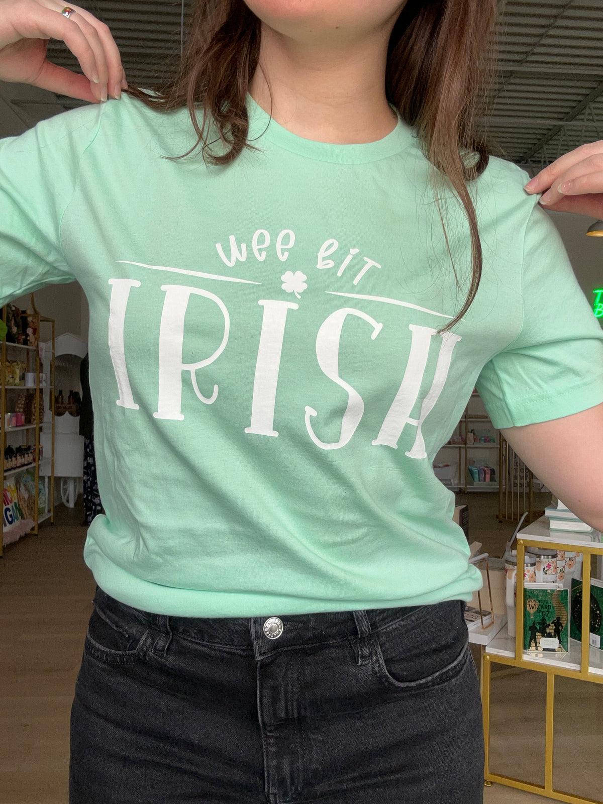 Wee Bit Irish Tee in Mint