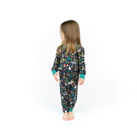 Night Forest Kids Long Sleeve Pajama Set