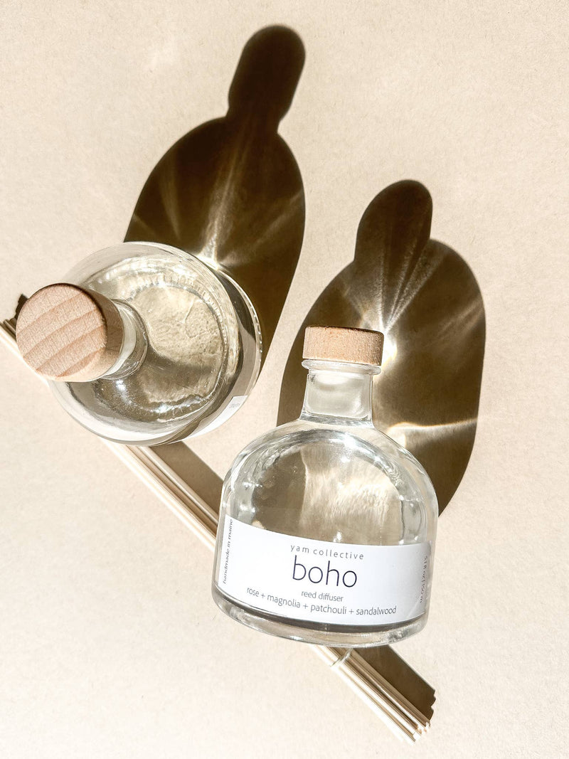 Reed Diffuser- BOHO: Rose, Sandalwood