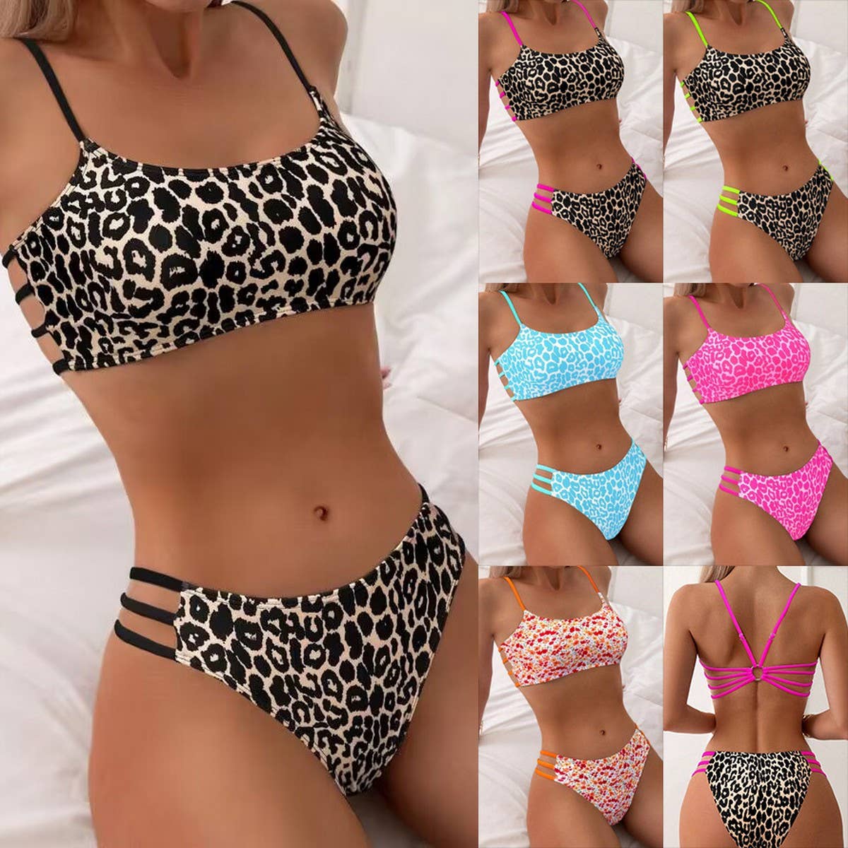 LEOPARD PRINT BIKINI SET