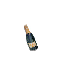 Hand-painted Champagne Claw Hair Clip | Eco-Friendly