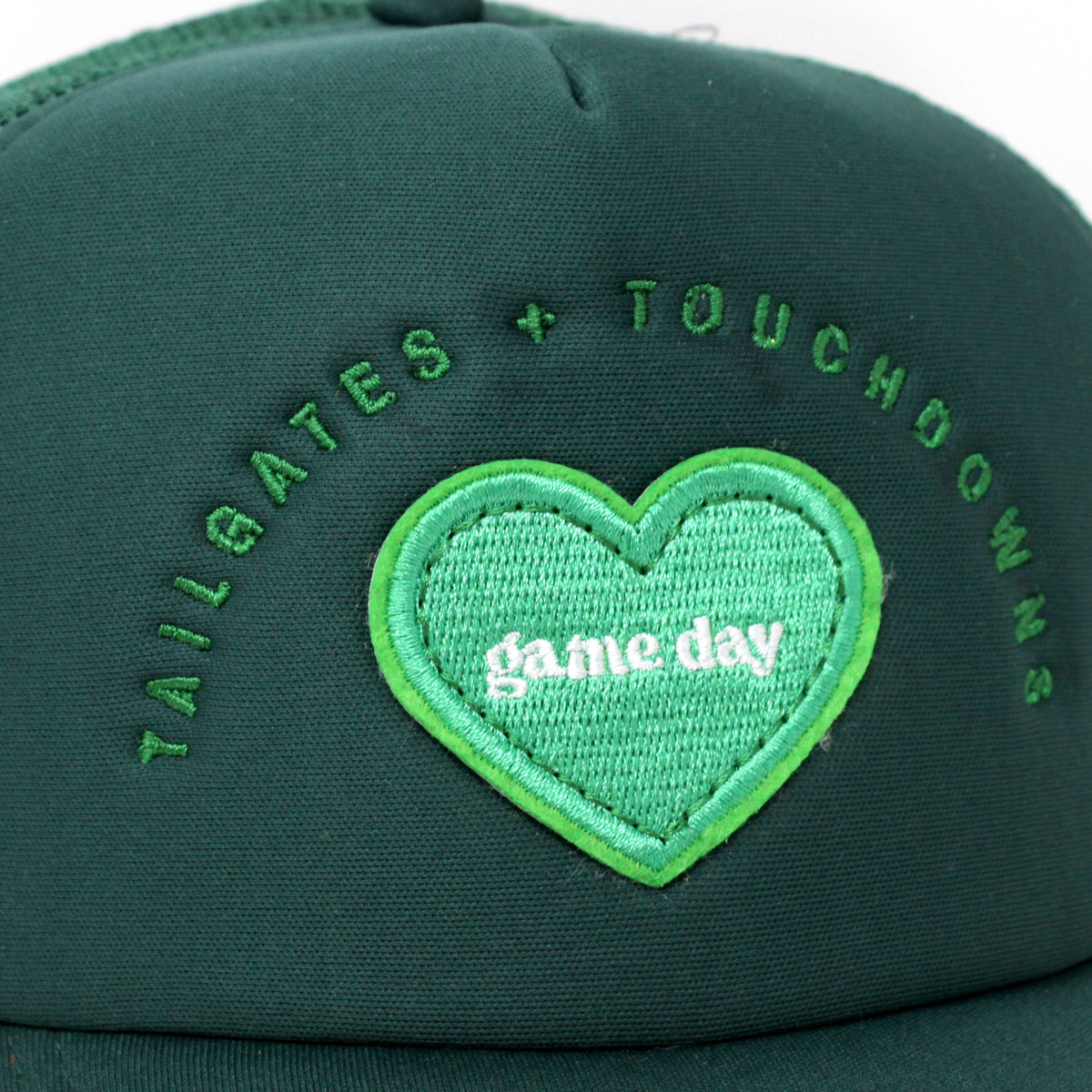 Green Game Day Trucker Hat - Green