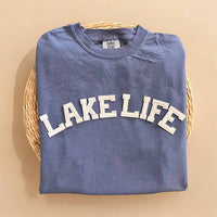 Lake Life Tee in Blue