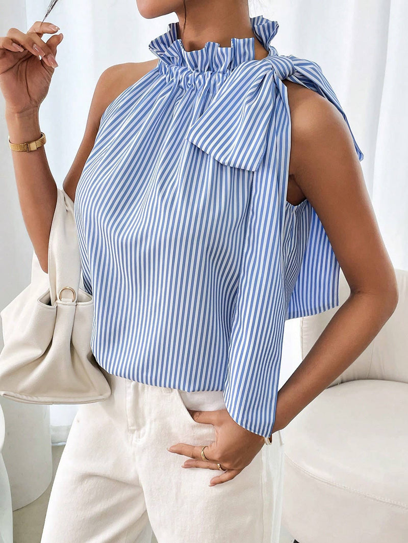 Knot Yours Striped Blouse