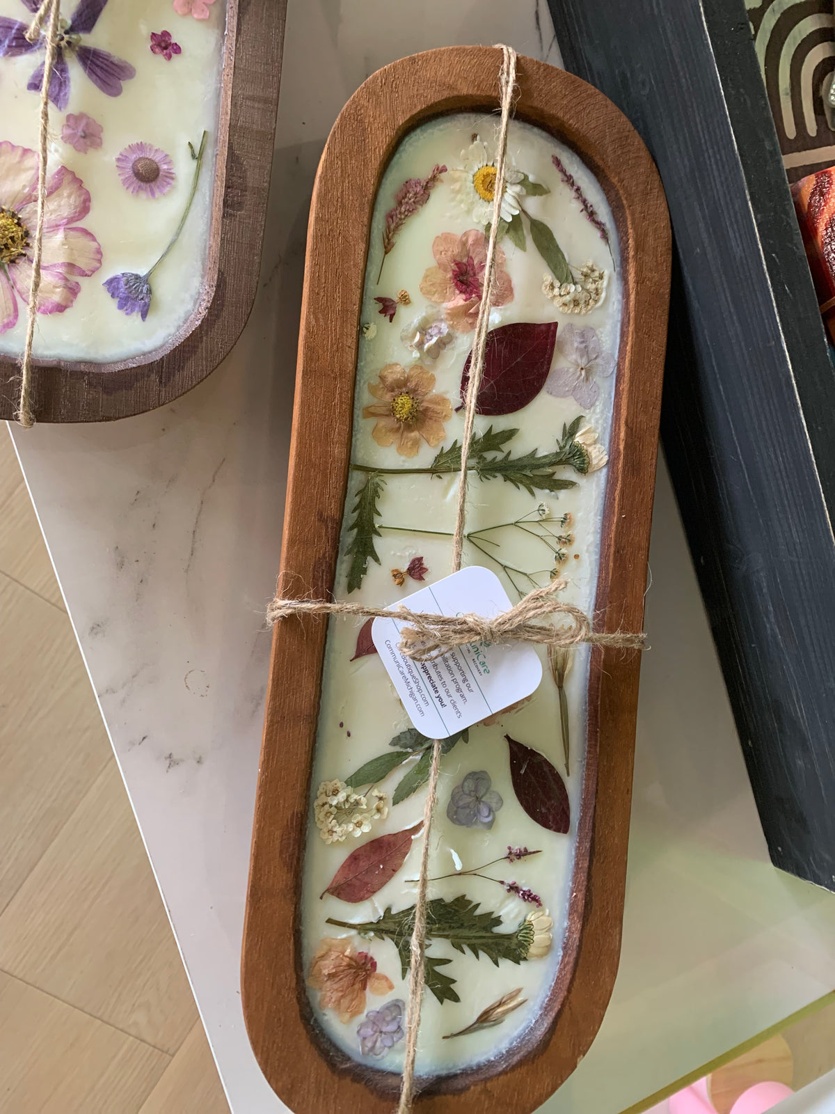 CommuniCare Hand Poured Dough Bowl Candle