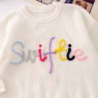 Little Kid’s Swiftie Embroidered Sweater