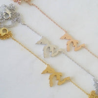 Great Lakes Necklace in Silver