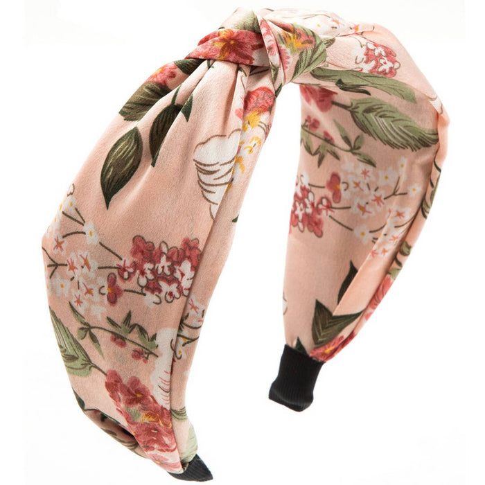 Flower Bohemian Headband in Pink