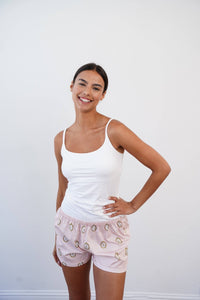 Press For Champagne Sleep Shorts