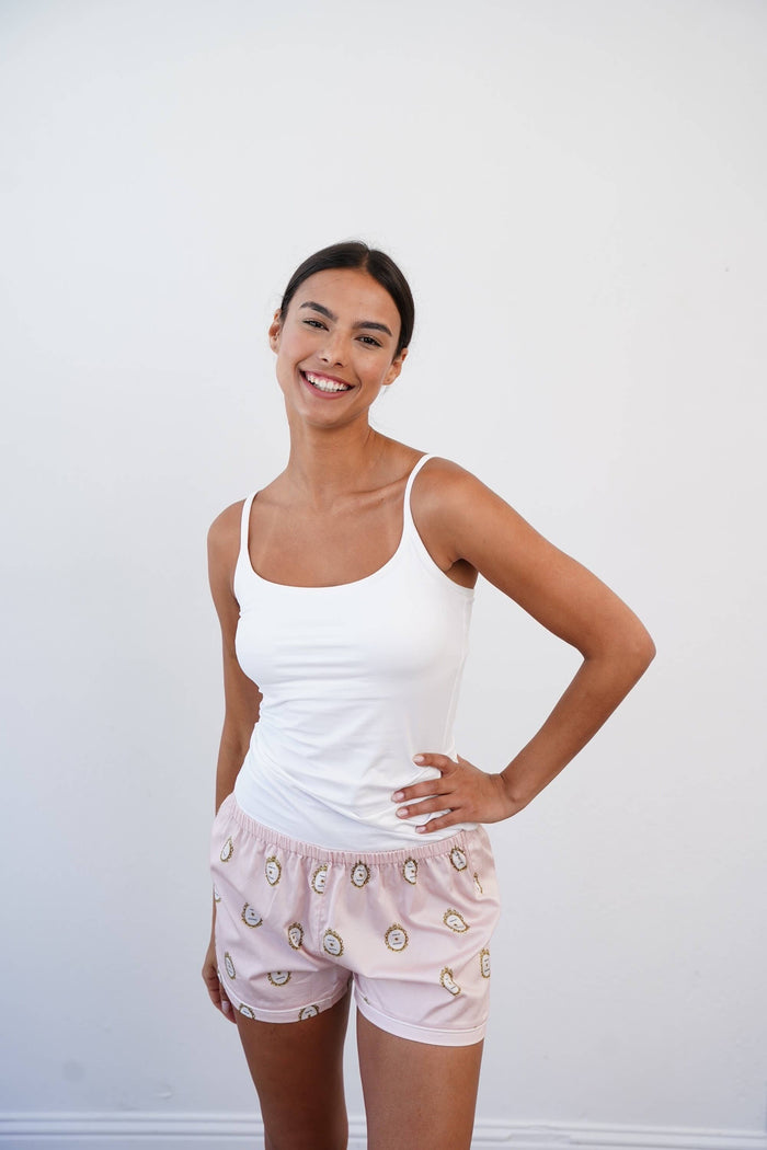 Press For Champagne Sleep Shorts