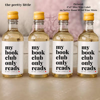 Book Club Wine Label