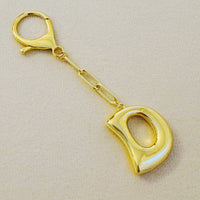 Whimsy Balloon Letter Initial Bag Charm: D