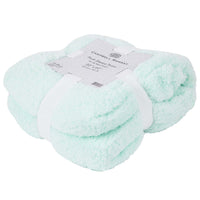Solid Color Sherpa Throw Blanket