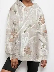Forest Camo Oversized Hoodie