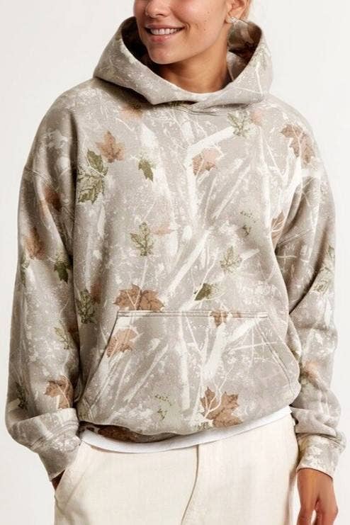 Forest Camo Oversized Hoodie