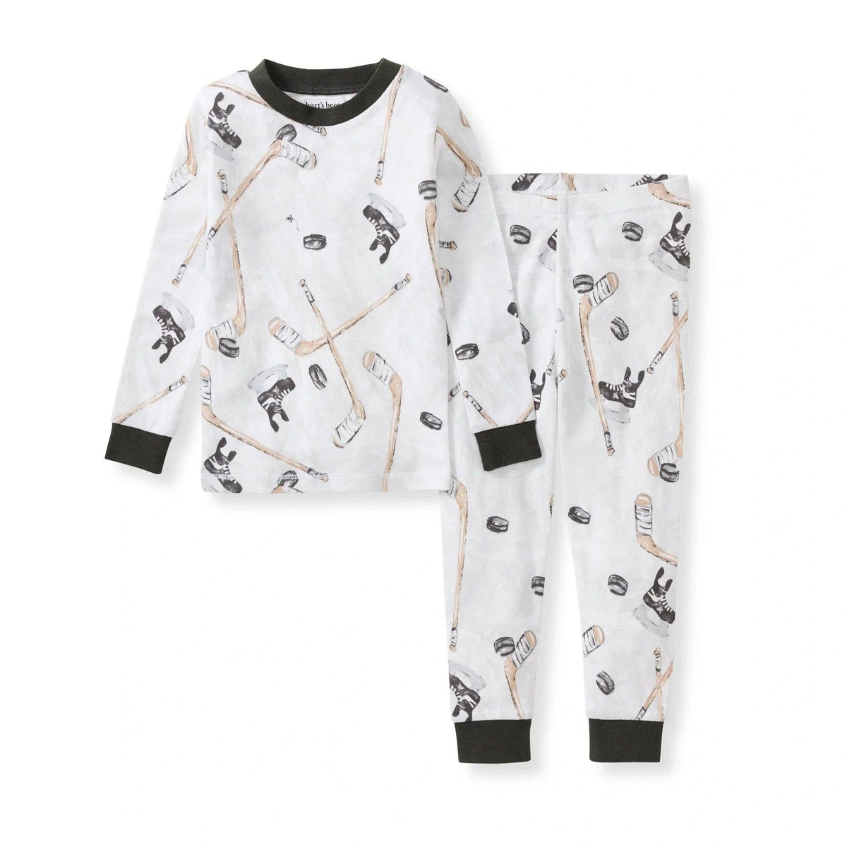Hockey Season Organic Cotton Two-Piece Pajama Set