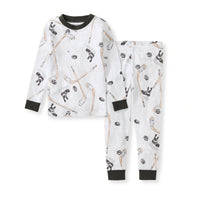 Hockey Season Organic Cotton Two-Piece Pajama Set