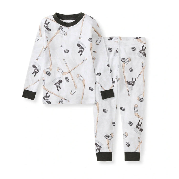 Hockey Season Organic Cotton Two-Piece Pajama Set