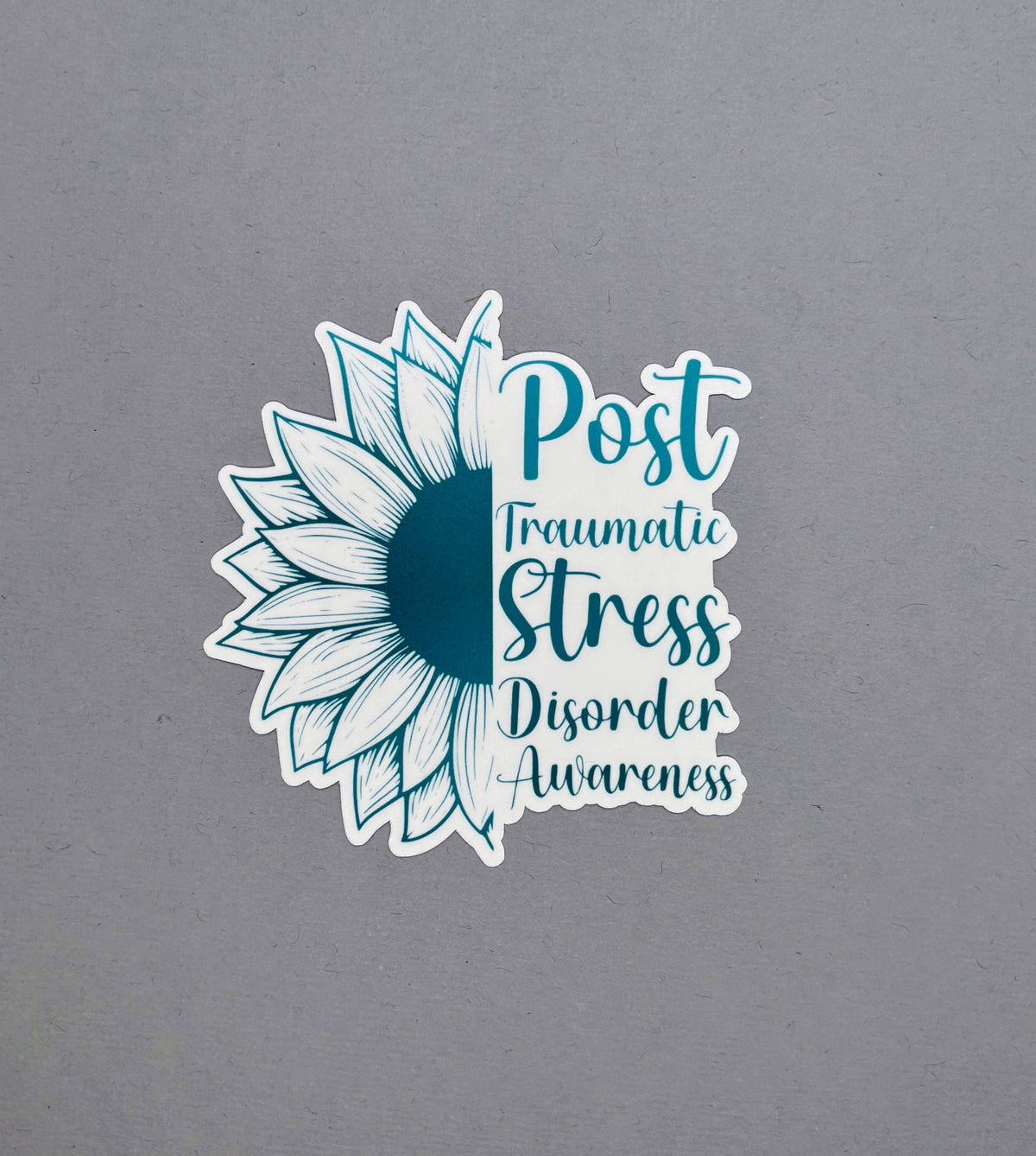 PTSD Awareness Sunflower Sticker