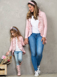 Mommy & Me Blazer Ruffle Cardigan