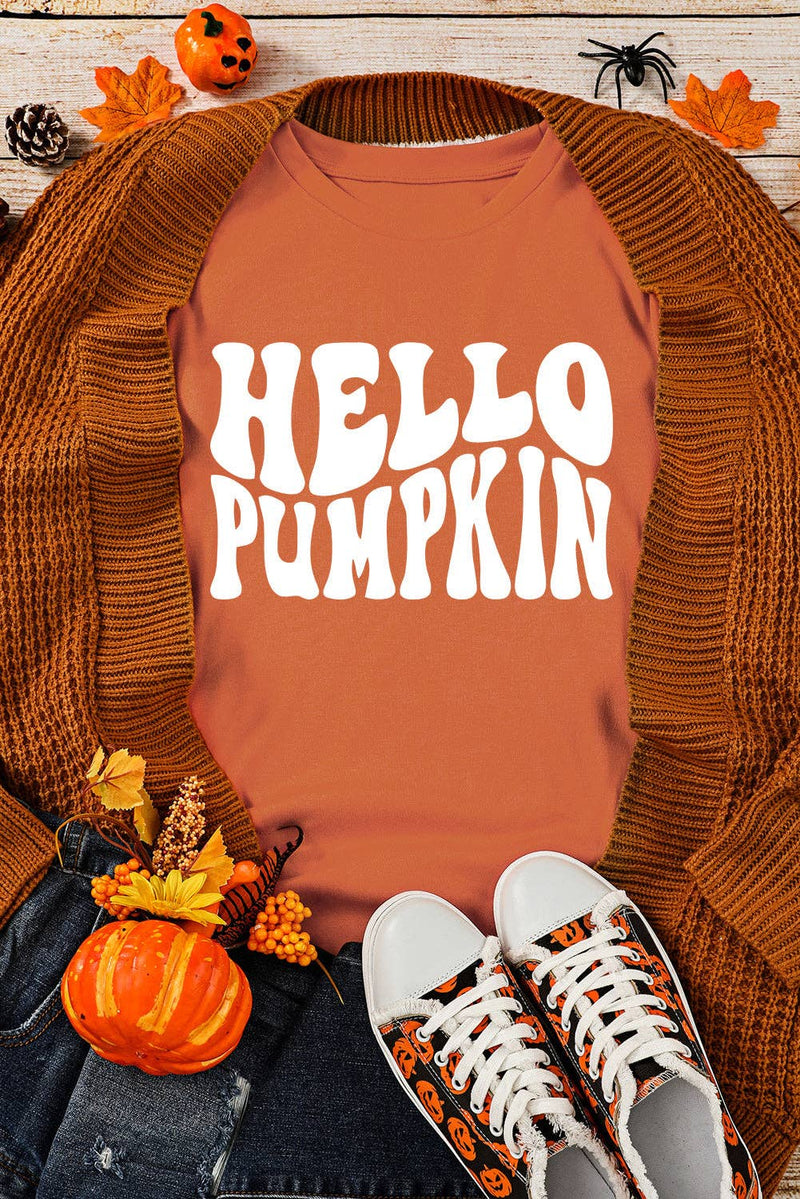 Hello Pumpkin Graphic Crewneck
