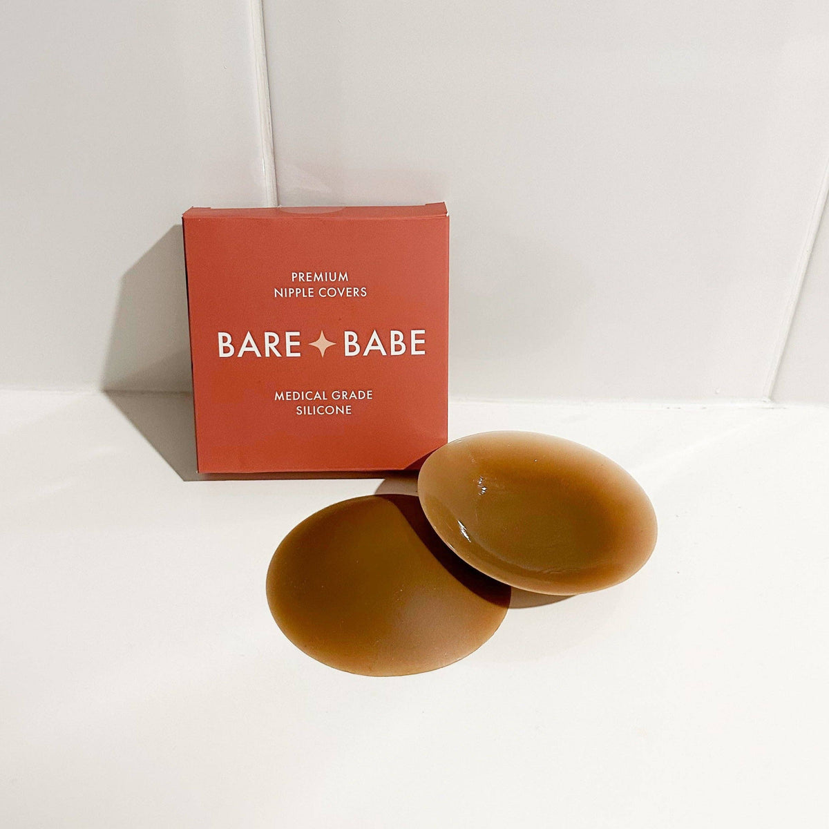 Invisible Non-Adhesive Nipple Covers: Honey