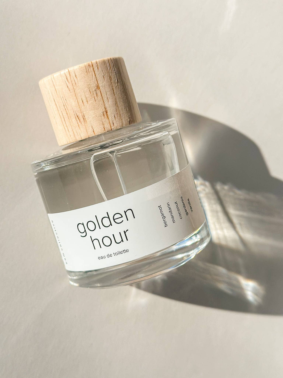 Eau de toilette: Golden Hour / mandarin, bergamot, gardenia
