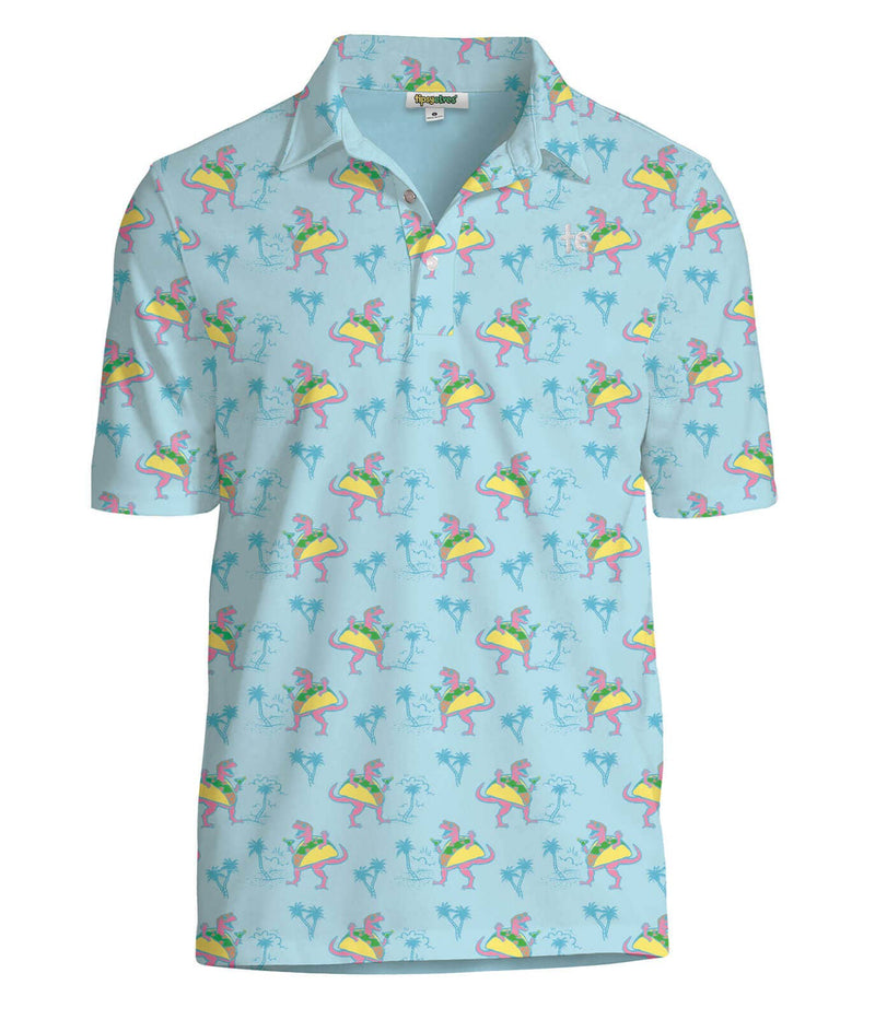 Tacosaurus Golf Polo