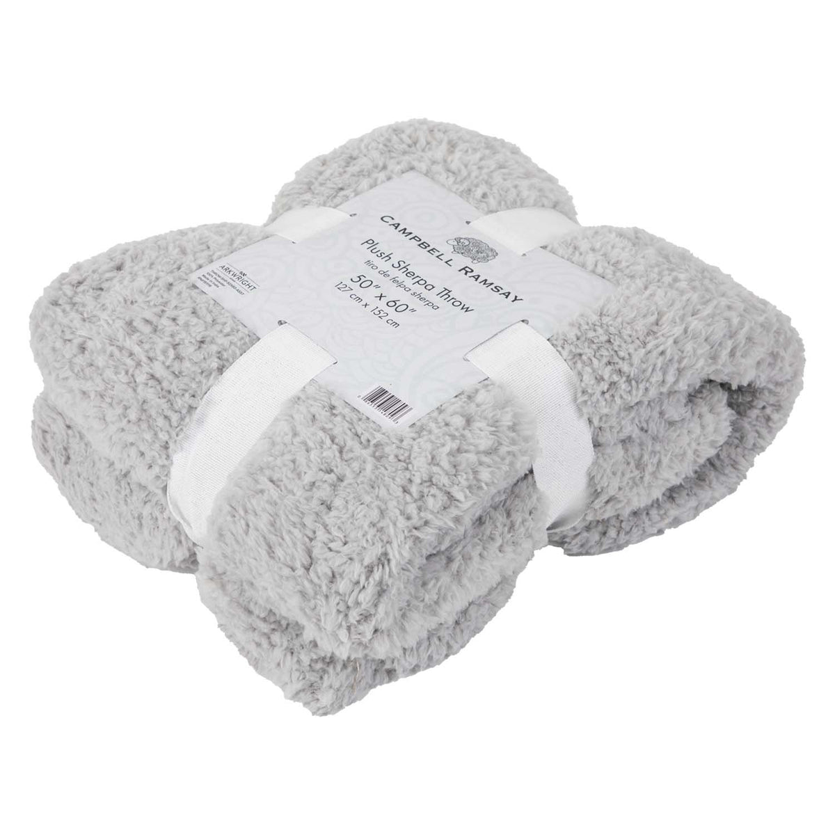 Solid Color Sherpa Throw Blanket