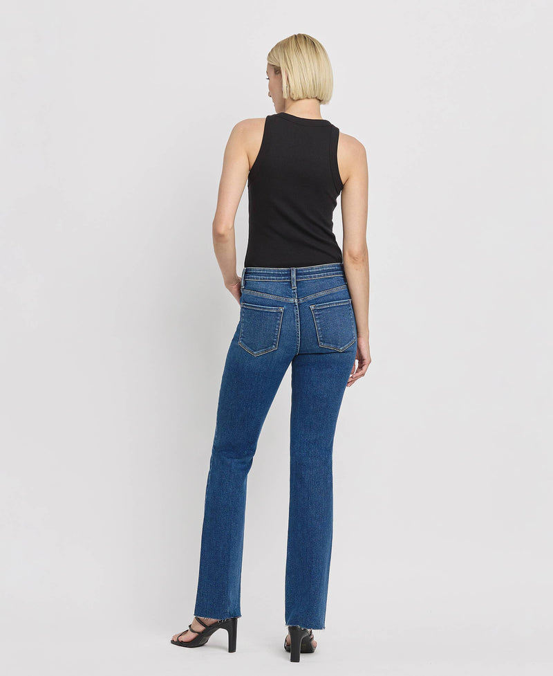 Mid-Rise Slim Bootcut Jeans
