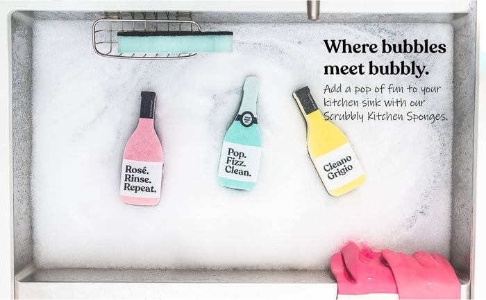 Champagne: Scrubbly™ Kitchen Sponge