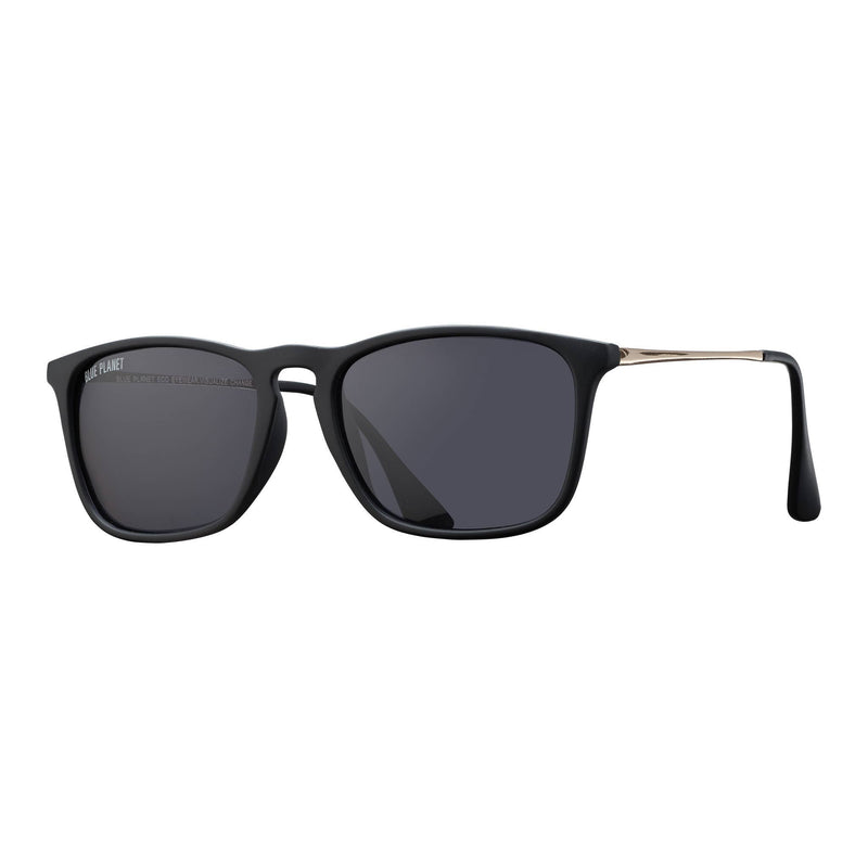 Matte Black + Gold Polarized Lens