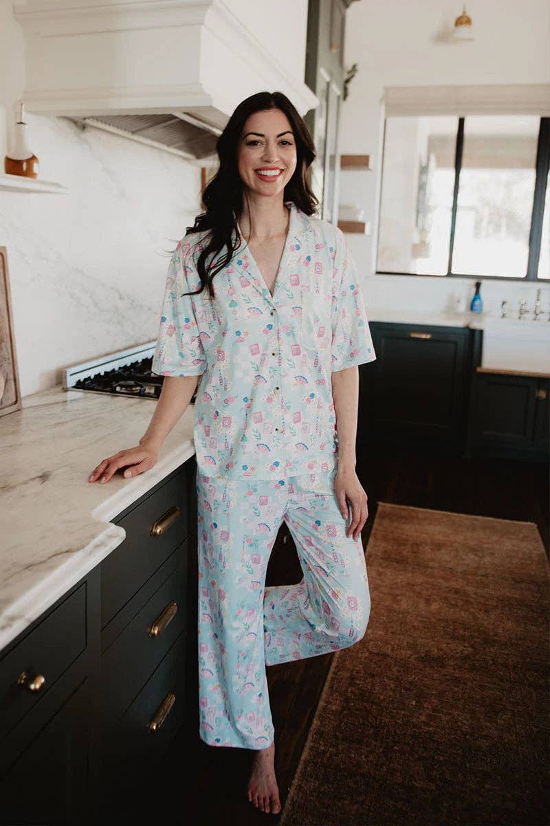 Mahjong Pieces Pajama Pants Set