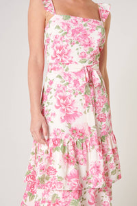 Guayana Ruffle Tiered Midi Dress