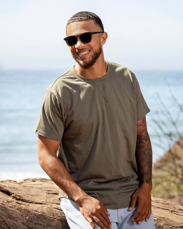 Walnut & Tortouse Polarized Sunglasses