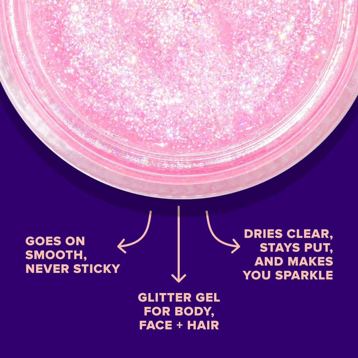 Glitter Gel | Flamingo-Pink | Body Glitter