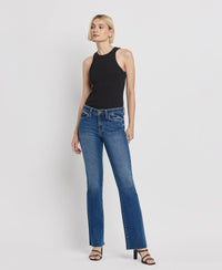 Mid-Rise Slim Bootcut Jeans