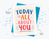 Cute Birthday Card, All About You
