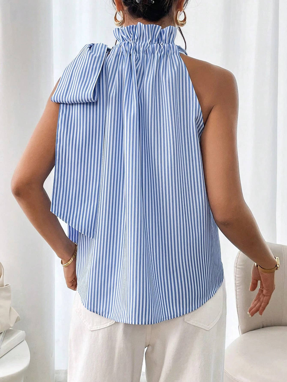 Knot Yours Striped Blouse