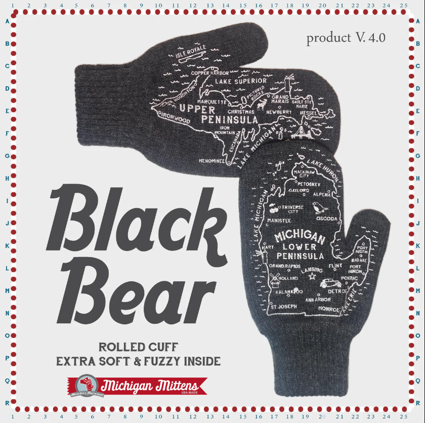 The Original Michigan Mittens: Fog Grey