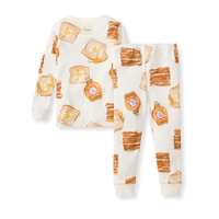 French Toast Toddler PJ Set: Eggshell