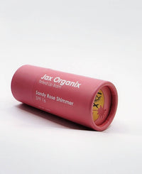 Jax Organix SPF 16 Tinted Lip& Face Balm: Sandy Rose Shimmer