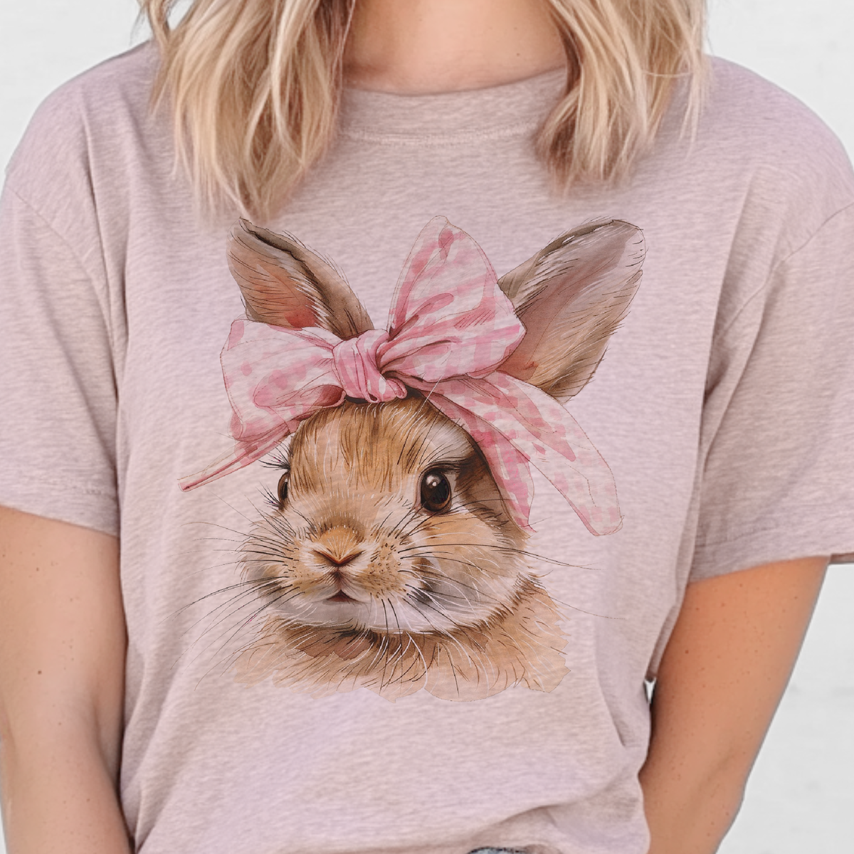 Easter Bunny Tee in Pink
