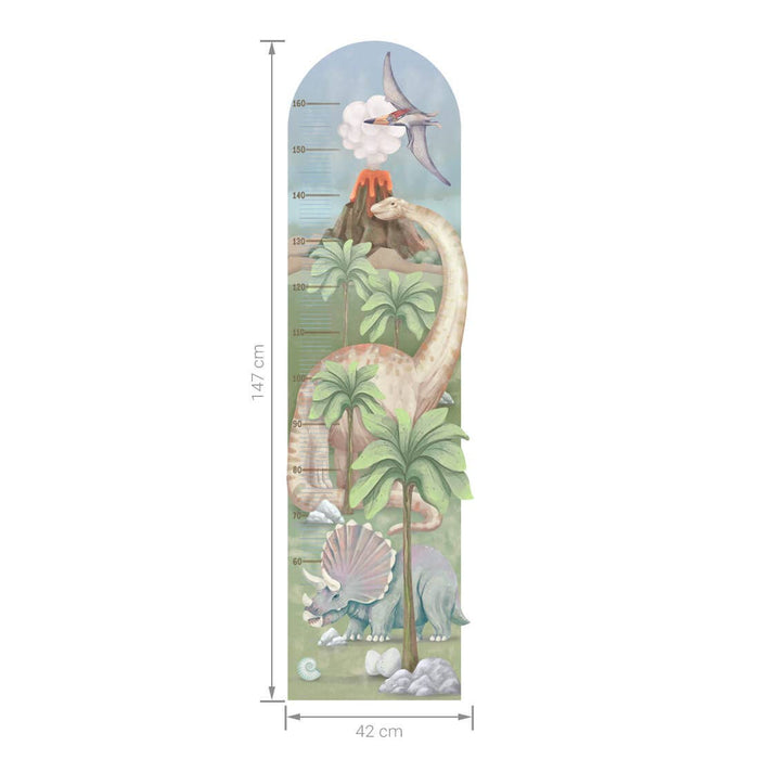 Dinosaur Wall Sticker & Kid’s Growth Chart (cm)